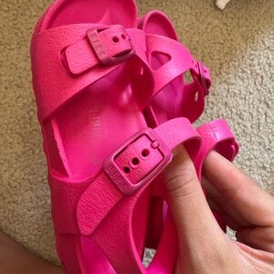 Birkenstock Bright Pink Toddler Sandals